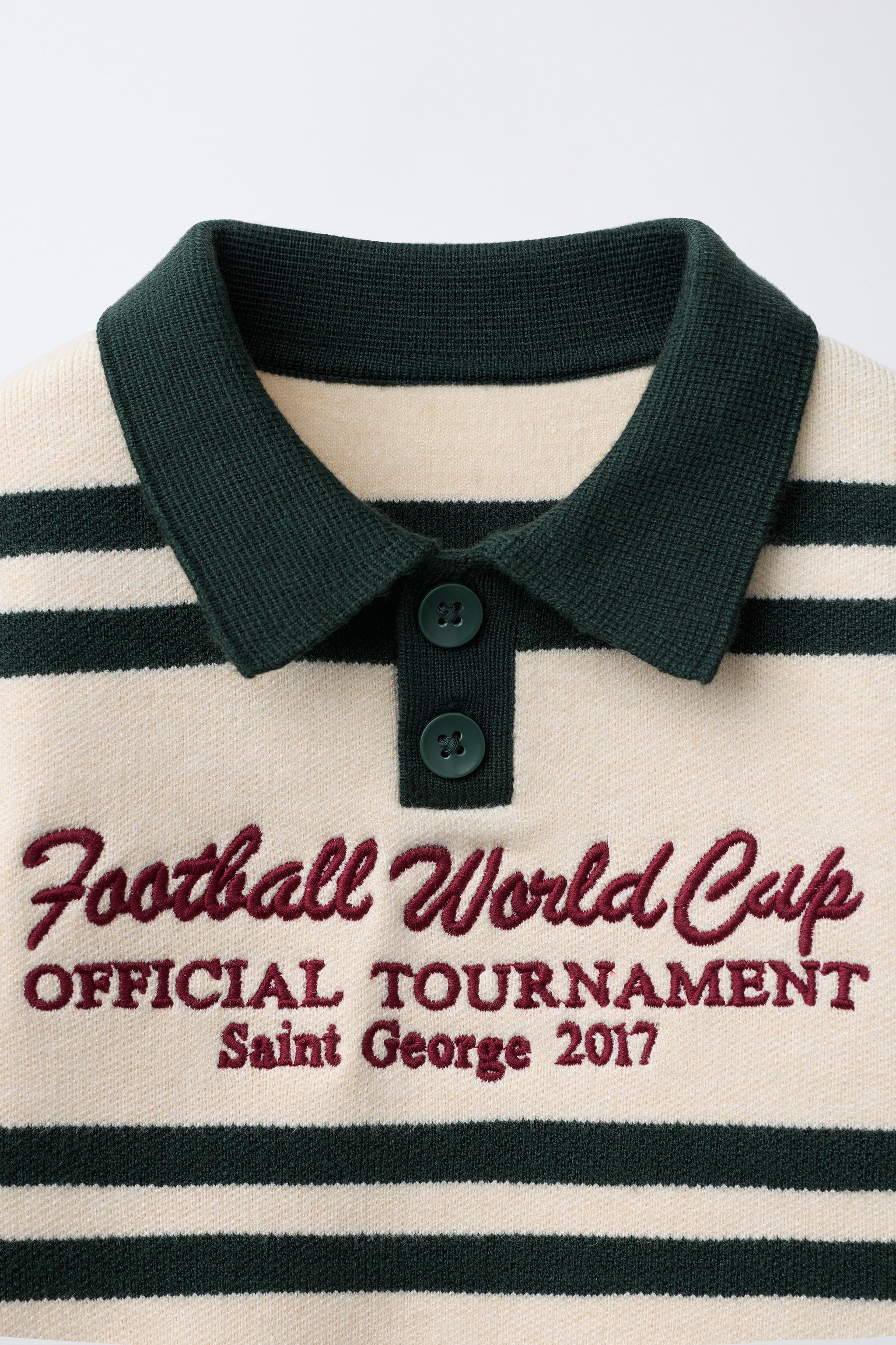 VARSITY KNIT POLO SHIRT